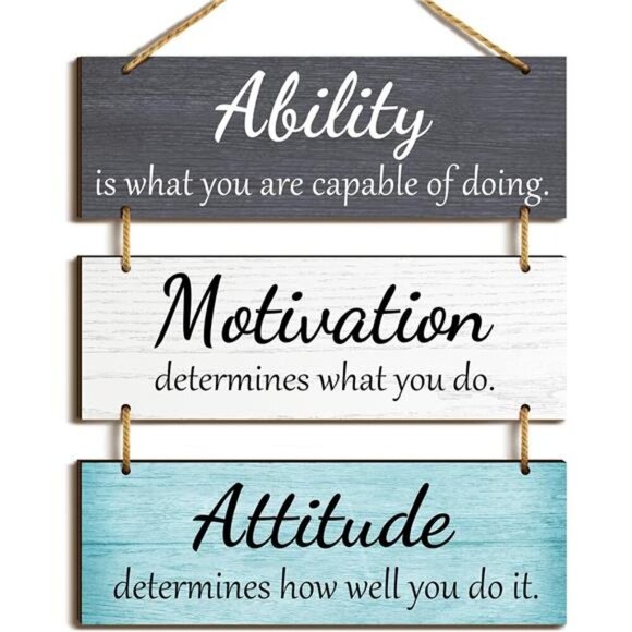 Office Wall Decor Inspirational Rustic Wall Decor Office Decor Motivational - Picture 1 of 7